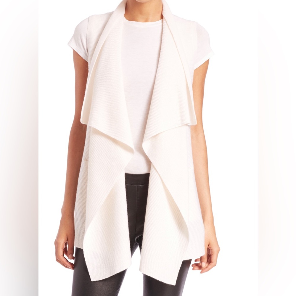 Vince. Draped Wool/Cashmere Sweater Vest